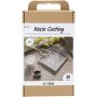 DIY Kit Kunstharzguss, quadratisches Tablett mit Terrazzo