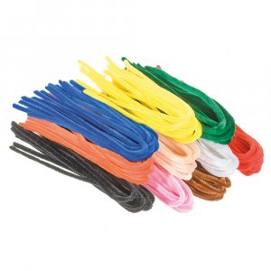 Pfeifenreiniger 8 mm 50 cm 100 Stück - Gemischte Farben Pfeifenreiniger 8 mm 50 cm 100 Stück - Gemischte Farben
