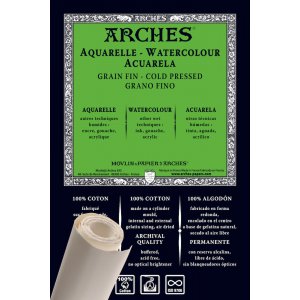 Aquarellpapier Kaltgepresste Rollbögen 356 g - 9 m x 130 cm Aquarellpapier Kaltgepresste Rollbögen 356 g - 9 m x 130 cm