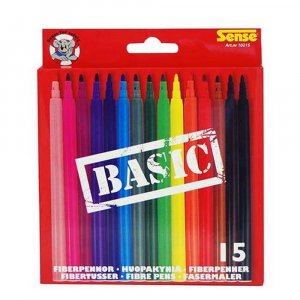 Fasermaler Basic Sense - 15 Stifte Fasermaler Basic Sense - 15 Stifte