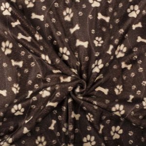 Velours - Hundebein und Pfote - 147 cm Velours - Hundebein und Pfote - 147 cm