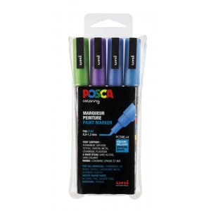 Posset PC-3M Blau/Grün Glitzer - 4 Stifte Posset PC-3M Blau/Grün Glitzer - 4 Stifte