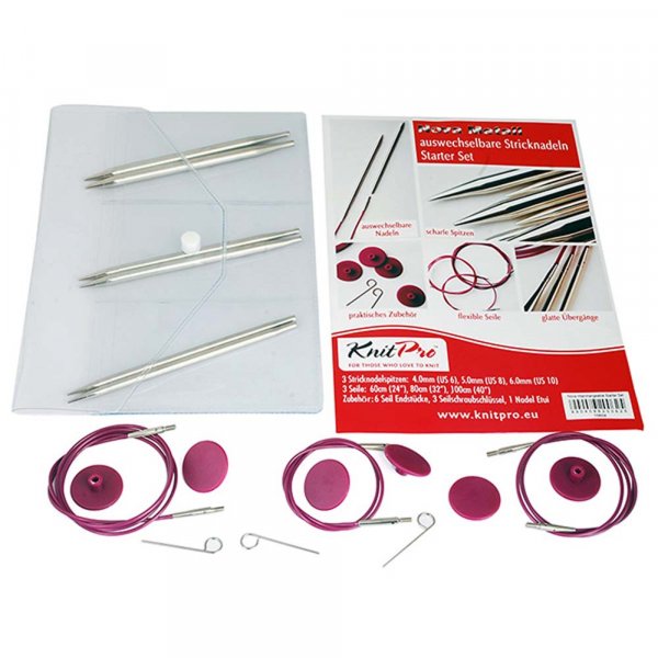 Strickset Nova Metall - Endnadeln Starter