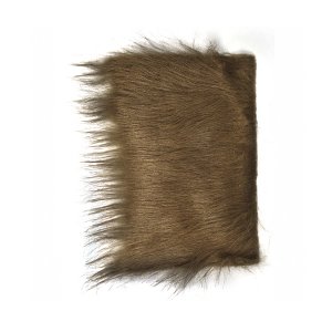 Langhaarplüsch 20 x 35 cm - braun Langhaarplüsch 20 x 35 cm - braun