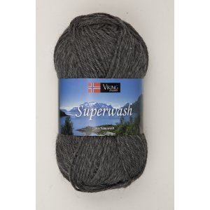 Wikingergarn Superwash 50g - Dunkelgrau (115) Wikingergarn Superwash 50g - Dunkelgrau (115)
