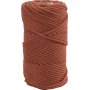 Makramee-Garn - gebranntes Orange - 4 mm - 55 m
