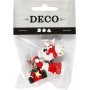 Minifiguren - Weihnachtsmann - Rentier und Schneemann
