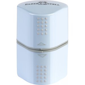 Bleistiftspitzer - Faber-Castell - Dreifach-Bleistiftspitzer - Grip Mini - Himmelblau Bleistiftspitzer - Faber-Castell - Dreifach-Bleistiftspitzer - Grip Mini - Himmelblau