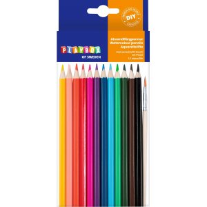 Aquarellstifte - verschiedene Farben - 12 Stk Aquarellstifte - verschiedene Farben - 12 Stk
