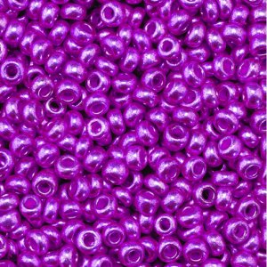 Rocailleperlen Metallic - Fuchsia Rocailleperlen Metallic - Fuchsia