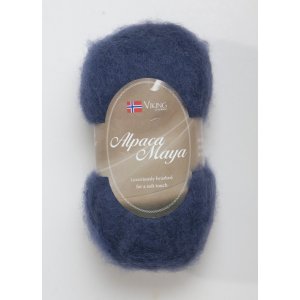 Wikingergarn Alpaka Maya 50g - Marine (727) Wikingergarn Alpaka Maya 50g - Marine (727)