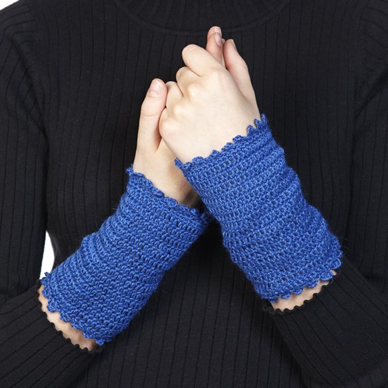 Strickanleitungen - Mustergestrickte, geklppelte und gehkelte Pulswrmer