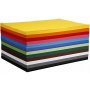 Kreativkarton - gemischte Farben - A2 - 12x100 Stk
