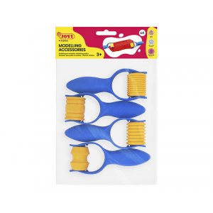 Tonwerkzeuge - Jovi - Walzen in verschiedenen Mustern, 4er-Pack Tonwerkzeuge - Jovi - Walzen in verschiedenen Mustern, 4er-Pack