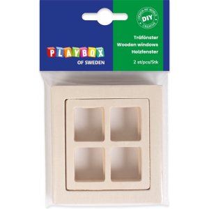 Holzfenster - Miniatur - 2 Stk Holzfenster - Miniatur - 2 Stk