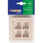 Holzfenster - Miniatur - 2 Stk