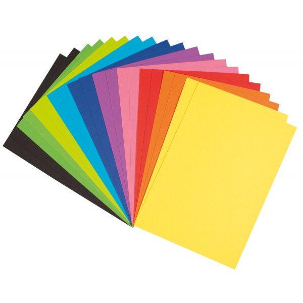 Papiermischung A4 180g - 10 Farben x 2 Stk