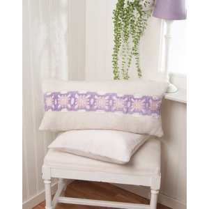 Strickanleitung - Kissen mit Häkelquadraten Strickanleitung - Kissen mit Häkelquadraten