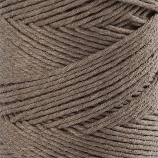 Makrameegarn - hellbraun - 2 mm - 198 m