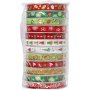 Dekoband mit Weihnachtsmotiv - 12 x 3 m