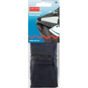 Sicherheitstasche 17x14cm schwarz 1 Stk Sicherheitstasche 17x14cm schwarz 1 Stk