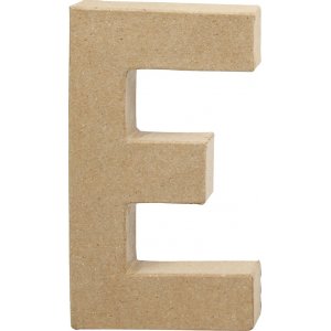 Pappbuchstabe - E - 5 cm Pappbuchstabe - E - 5 cm