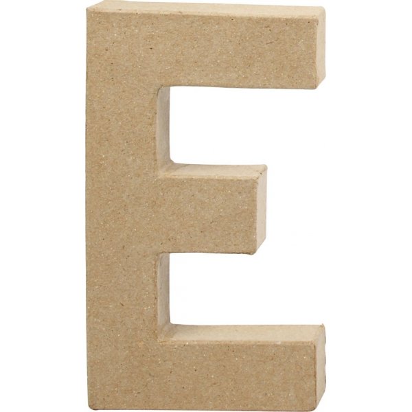 Pappbuchstabe - E - 5 cm