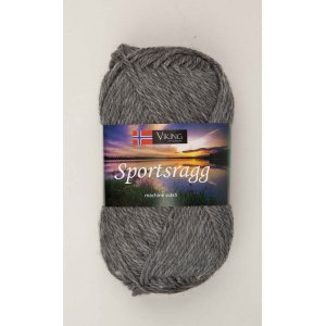 Wikingergarn Sportlappen 50g - Grau (530) SR Wikingergarn Sportlappen 50g - Grau (530) SR