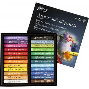 Gallery Ölpastellstifte Premium - gemischte Farben - 24 Stk Gallery Ölpastellstifte Premium - gemischte Farben - 24 Stk