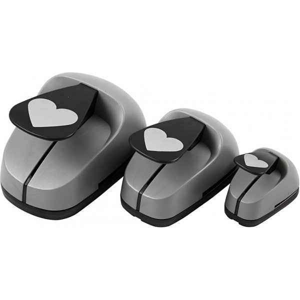 Schicht-auf-Schicht-Stanzer - Breite Herzen - 3 Stk