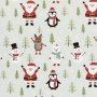 Geschenkpapier - Eisblau - Weihnachtsmotiv - 5 m