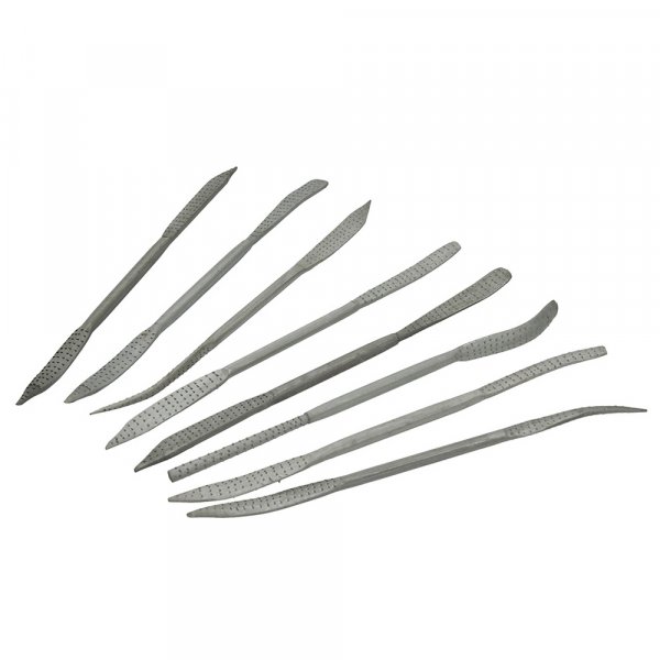 Specksteinreiben-Set 25 cm - 8-teilig