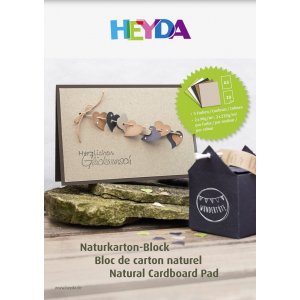 Block mit Naturpapier A3 - 5 Farben 20 Seiten Block mit Naturpapier A3 - 5 Farben 20 Seiten