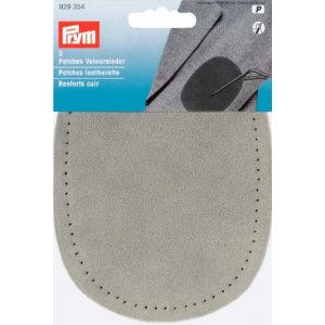 Team Patch Leder aufgenäht grau 2 Stk Team Patch Leder aufgenäht grau 2 Stk