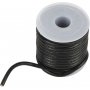 Lederband - Schwarz - 3 mm - 5 m