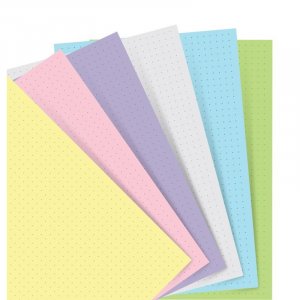 Notizblätter für Filofax - A5 - Gepunktet - Verschiedene Farben Notizblätter für Filofax - A5 - Gepunktet - Verschiedene Farben