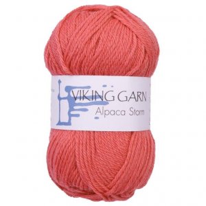 Wikingergarn Alpaca Storm 50g - Korallenrosa (557) Wikingergarn Alpaca Storm 50g - Korallenrosa (557)