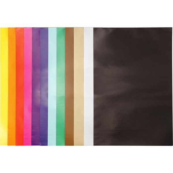 Glanzpapier - gemischte Farben - 100 Blatt