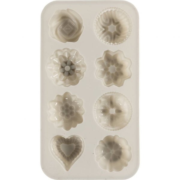 Silikonform - kleine Shortbread-Kekse Silikonform - kleine Shortbread-Kekse