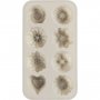 Silikonform - kleine Shortbread-Kekse Silikonform - kleine Shortbread-Kekse