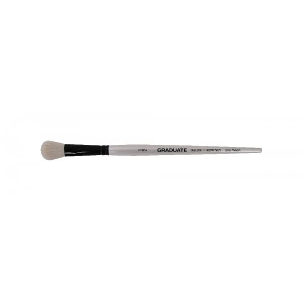Acrylpinsel Graduate White Goat Hair Oval Wash