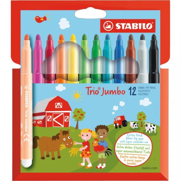 Buntstifte Trio Jumbo - 12er-Pack