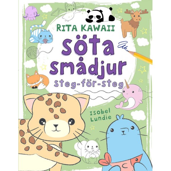 Zeichne niedliche kleine Kawaii-Tiere