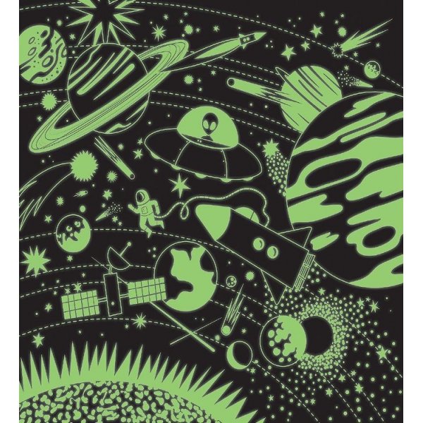 Familienpuzzle Leuchtend 500 Teile - Weltraum