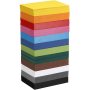 Kreativkarton - gemischte Farben - A6 - 12x100 Stk