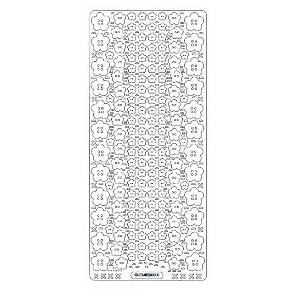 Peel-Offs - Knopfblumen Peel-Offs - Knopfblumen