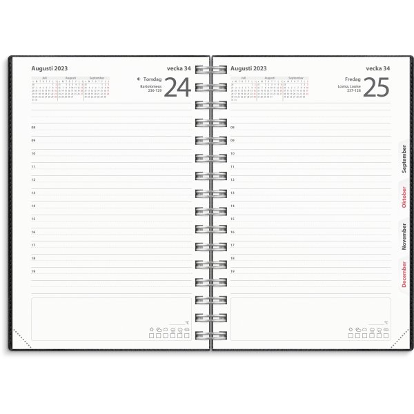Kalender 24/25 - Tagebuch - Twist schwarz