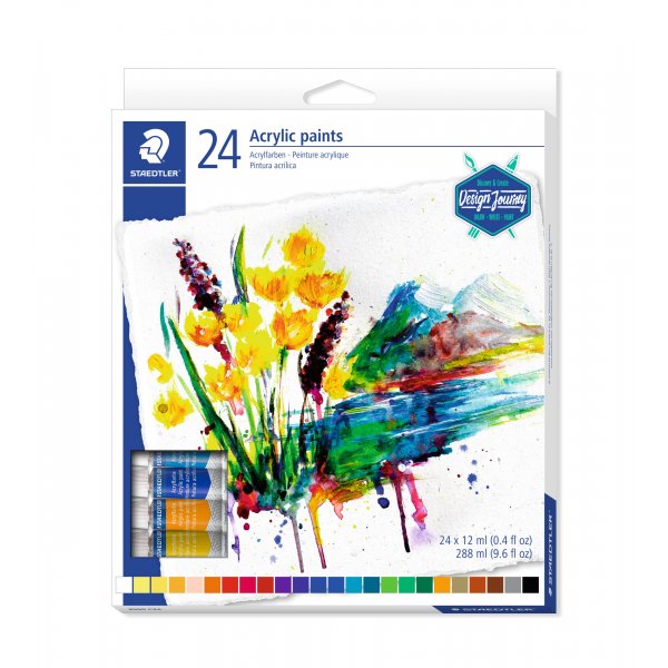 Acrylfarben 12 ml - 24 Farben