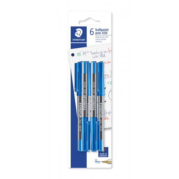 Tintenstift Stick M Blau - 6 Stifte