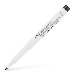 Textilmarkierungsstift - Faber-Castell - Wäsche schwarz - Runde Spitze Textilmarkierungsstift - Faber-Castell - Wäsche schwarz - Runde Spitze
